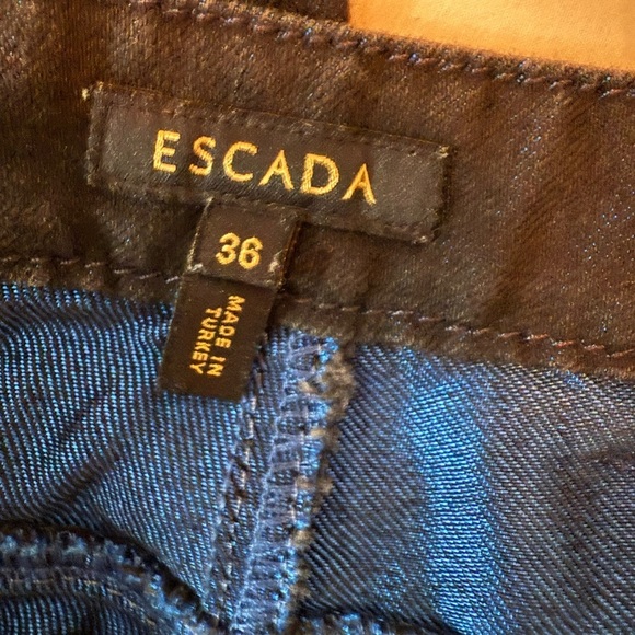 Escada Men's Slim Straight Jeans in Deep Blue, see measurements - Picture 2 of 7